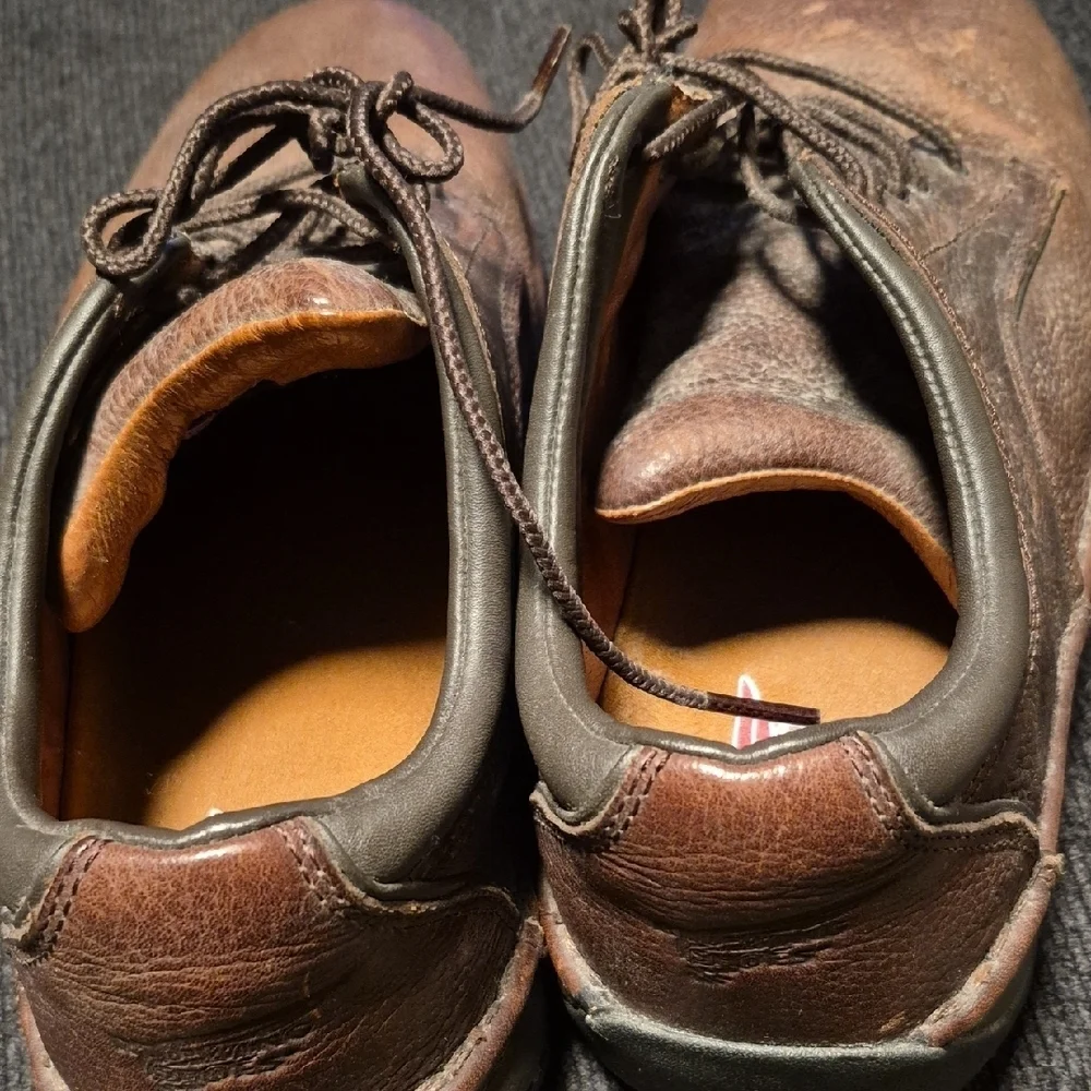 RedWing Shoes Dark Brown Leather Oxfords